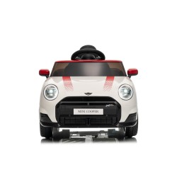 Auto Elettrica per Bambini Mini Cooper S Cabrio 12V Ruote in Full Optional Sedile in Pelle Porte Apribili Telecomando Tappetino