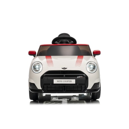 Auto Elettrica per Bambini Mini Cooper S Cabrio 12V Ruote in Full Optional Sedile in Pelle Porte Apribili Telecomando Tappetino