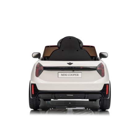 Auto Elettrica per Bambini Mini Cooper S Cabrio 12V Ruote in Full Optional Sedile in Pelle Porte Apribili Telecomando Tappetino