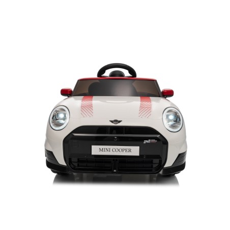 Auto Elettrica per Bambini Mini Cooper S Cabrio 12V Ruote in Full Optional Sedile in Pelle Porte Apribili Telecomando Tappetino