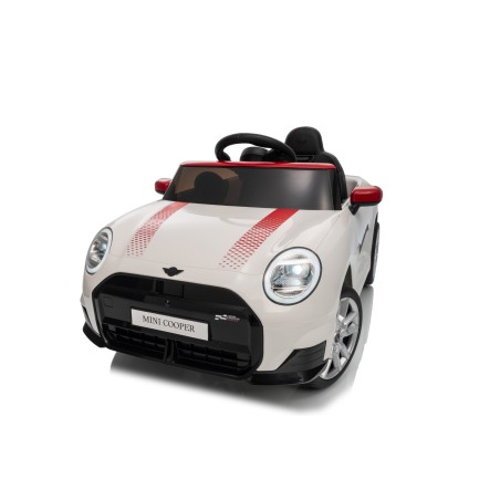 Auto Elettrica per Bambini Mini Cooper S Cabrio 12V Ruote in Full Optional Sedile in Pelle Porte Apribili Telecomando Tappetino