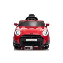 Auto Elettrica per Bambini Mini Cooper S Cabrio 12V Ruote in Full Optional Sedile in Pelle Porte Apribili Telecomando Tappetino