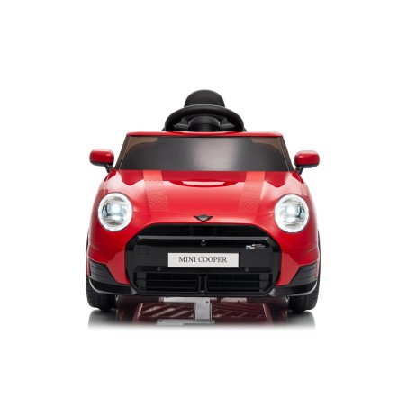 Auto Elettrica per Bambini Mini Cooper S Cabrio 12V Ruote in Full Optional Sedile in Pelle Porte Apribili Telecomando Tappetino