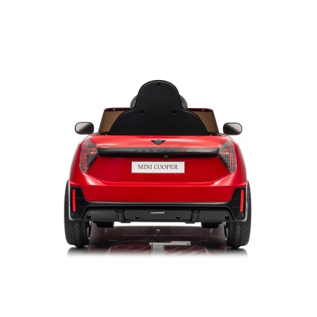 Auto Elettrica per Bambini Mini Cooper S Cabrio 12V Ruote in Full Optional Sedile in Pelle Porte Apribili Telecomando Tappetino