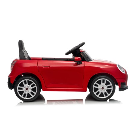 Auto Elettrica per Bambini Mini Cooper S Cabrio 12V Ruote in Full Optional Sedile in Pelle Porte Apribili Telecomando Tappetino