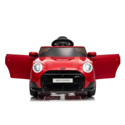 Auto Elettrica per Bambini Mini Cooper S Cabrio 12V Ruote in Full Optional Sedile in Pelle Porte Apribili Telecomando Tappetino