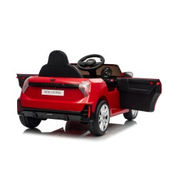 Auto Elettrica per Bambini Mini Cooper S Cabrio 12V Ruote in Full Optional Sedile in Pelle Porte Apribili Telecomando Tappetino