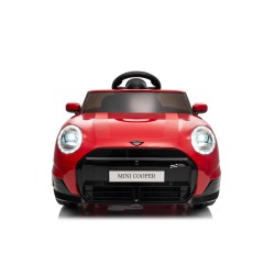 Auto Elettrica per Bambini Mini Cooper S Cabrio 12V Ruote in Full Optional Sedile in Pelle Porte Apribili Telecomando Tappetino