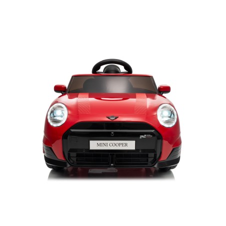 Auto Elettrica per Bambini Mini Cooper S Cabrio 12V Ruote in Full Optional Sedile in Pelle Porte Apribili Telecomando Tappetino