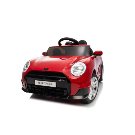Auto Elettrica per Bambini Mini Cooper S Cabrio 12V Ruote in Full Optional Sedile in Pelle Porte Apribili Telecomando Tappetino