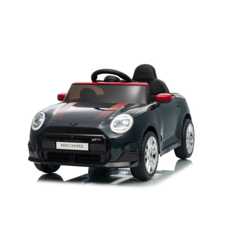 Auto Elettrica per Bambini Mini Cooper S Cabrio 12V Ruote in Full Optional Sedile in Pelle Porte Apribili Telecomando Tappetino