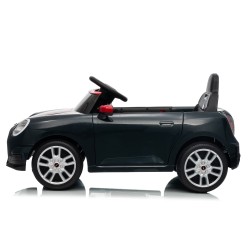 Auto Elettrica per Bambini Mini Cooper S Cabrio 12V Ruote in Full Optional Sedile in Pelle Porte Apribili Telecomando Tappetino