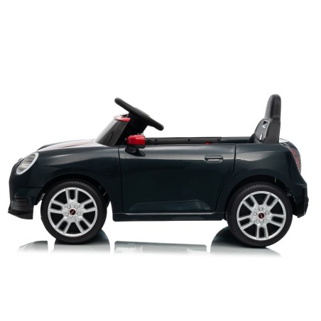 Auto Elettrica per Bambini Mini Cooper S Cabrio 12V Ruote in Full Optional Sedile in Pelle Porte Apribili Telecomando Tappetino