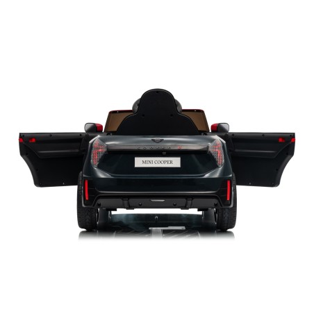 Auto Elettrica per Bambini Mini Cooper S Cabrio 12V Ruote in Full Optional Sedile in Pelle Porte Apribili Telecomando Tappetino