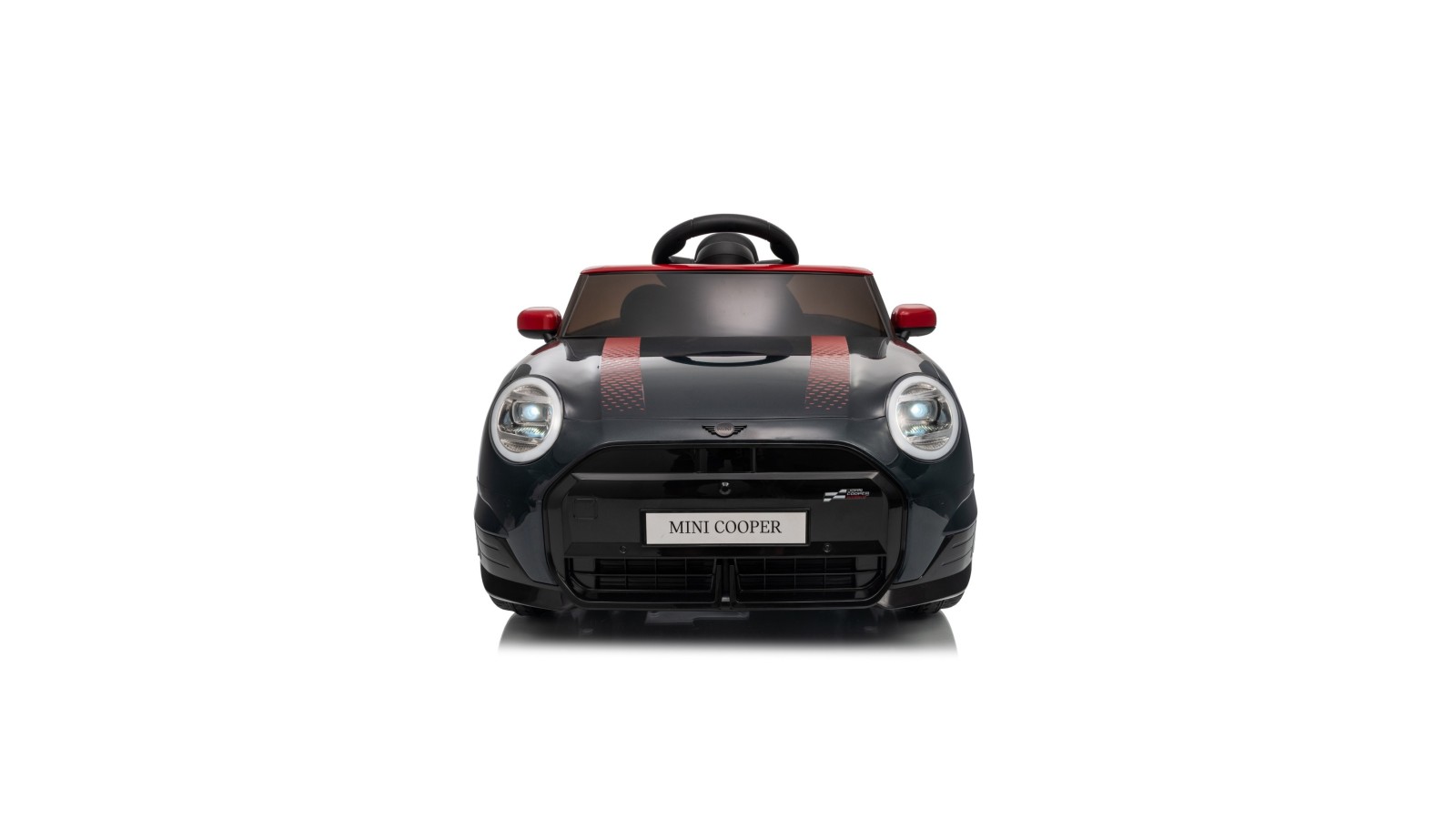 Auto Elettrica per Bambini Mini Cooper S Cabrio 12V Ruote in Full Optional Sedile in Pelle Porte Apribili Telecomando Tappetino