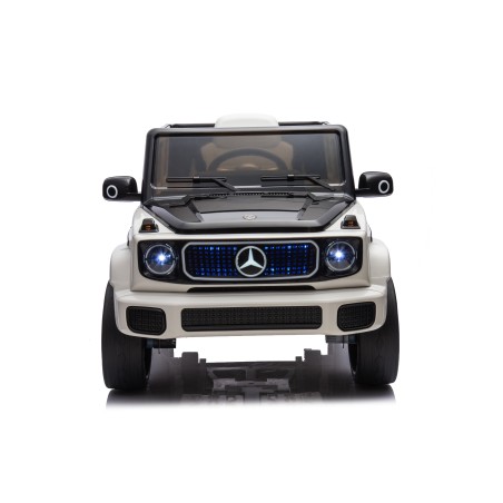 Auto Elettrica per Bambini  Mercedes EQG 63 Concept 12V Ruote in Gomma Full Optional Sedile Pelle Porte Apribili Telecomando