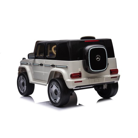 Auto Elettrica per Bambini  Mercedes EQG 63 Concept 12V Ruote in Gomma Full Optional Sedile Pelle Porte Apribili Telecomando