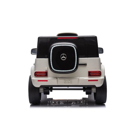 Auto Elettrica per Bambini  Mercedes EQG 63 Concept 12V Ruote in Gomma Full Optional Sedile Pelle Porte Apribili Telecomando