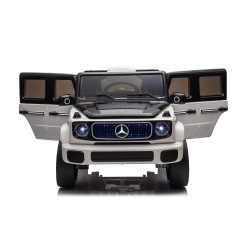 Auto Elettrica per Bambini  Mercedes EQG 63 Concept 12V Ruote in Gomma Full Optional Sedile Pelle Porte Apribili Telecomando