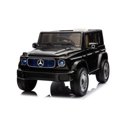 Auto Elettrica per Bambini  Mercedes EQG 63 Concept 12V Ruote in Gomma Full Optional Sedile Pelle Porte Apribili Telecomando