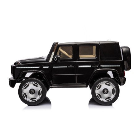 Auto Elettrica per Bambini  Mercedes EQG 63 Concept 12V Ruote in Gomma Full Optional Sedile Pelle Porte Apribili Telecomando