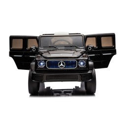 Auto Elettrica per Bambini  Mercedes EQG 63 Concept 12V Ruote in Gomma Full Optional Sedile Pelle Porte Apribili Telecomando