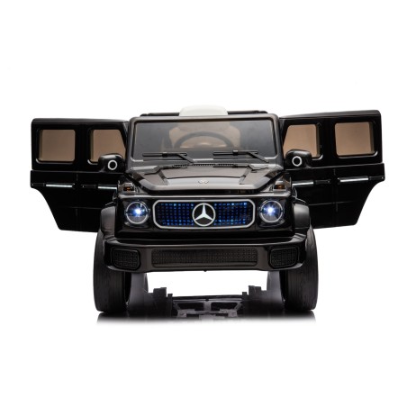 Auto Elettrica per Bambini  Mercedes EQG 63 Concept 12V Ruote in Gomma Full Optional Sedile Pelle Porte Apribili Telecomando