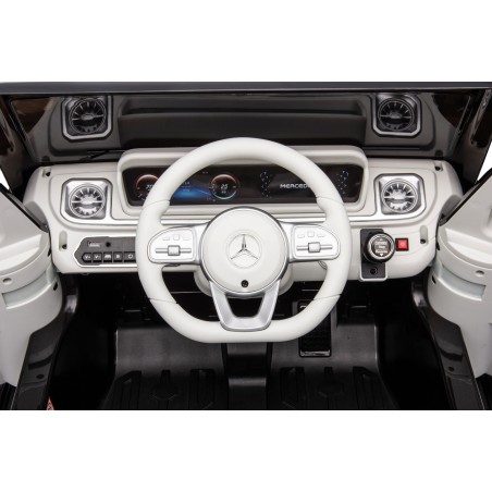 Auto Elettrica per Bambini  Mercedes EQG 63 Concept 12V Ruote in Gomma Full Optional Sedile Pelle Porte Apribili Telecomando