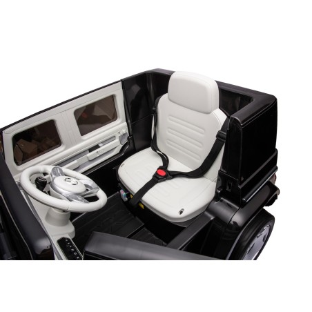 Auto Elettrica per Bambini  Mercedes EQG 63 Concept 12V Ruote in Gomma Full Optional Sedile Pelle Porte Apribili Telecomando