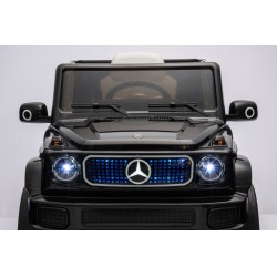 Auto Elettrica per Bambini  Mercedes EQG 63 Concept 12V Ruote in Gomma Full Optional Sedile Pelle Porte Apribili Telecomando