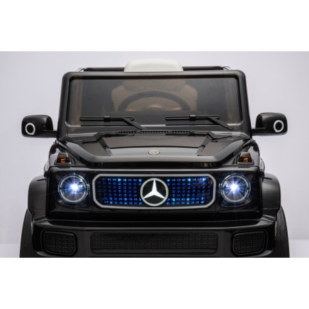 Auto Elettrica per Bambini  Mercedes EQG 63 Concept 12V Ruote in Gomma Full Optional Sedile Pelle Porte Apribili Telecomando