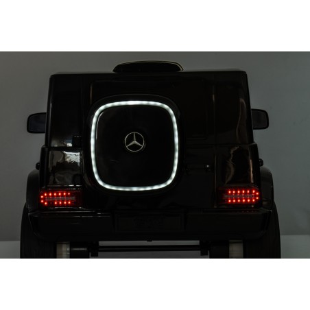Auto Elettrica per Bambini  Mercedes EQG 63 Concept 12V Ruote in Gomma Full Optional Sedile Pelle Porte Apribili Telecomando