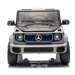 Auto Elettrica per Bambini  Mercedes EQG 63 Concept 12V Ruote in Gomma Full Optional Sedile Pelle Porte Apribili Telecomando