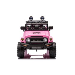 Auto Elettrica per Bambini Jeep Toyota Fj Cruiser 12V Ruote in Gomma Full Optional Sedile Pelle Porte Apribili Telecomando