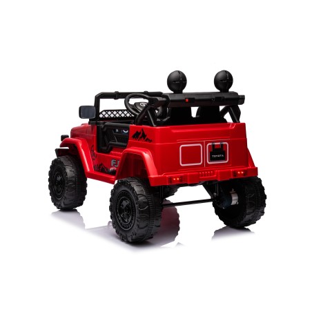 Auto Elettrica per Bambini Jeep Toyota Fj Cruiser 12V Ruote in Gomma Full Optional Sedile Pelle Porte Apribili Telecomando