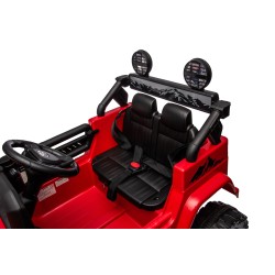 Auto Elettrica per Bambini Jeep Toyota Fj Cruiser 12V Ruote in Gomma Full Optional Sedile Pelle Porte Apribili Telecomando