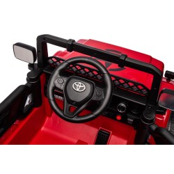 Auto Elettrica per Bambini Jeep Toyota Fj Cruiser 12V Ruote in Gomma Full Optional Sedile Pelle Porte Apribili Telecomando