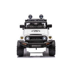 Auto Elettrica per Bambini Jeep Toyota Fj Cruiser 12V Ruote in Gomma Full Optional Sedile Pelle Porte Apribili Telecomando
