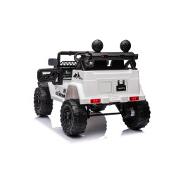 Auto Elettrica per Bambini Jeep Toyota Fj Cruiser 12V Ruote in Gomma Full Optional Sedile Pelle Porte Apribili Telecomando