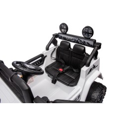 Auto Elettrica per Bambini Jeep Toyota Fj Cruiser 12V Ruote in Gomma Full Optional Sedile Pelle Porte Apribili Telecomando