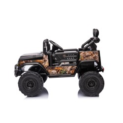 Auto Elettrica per Bambini Jeep Toyota Fj Cruiser 12V Ruote in Gomma Full Optional Sedile Pelle Porte Apribili Telecomando