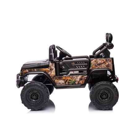 Auto Elettrica per Bambini Jeep Toyota Fj Cruiser 12V Ruote in Gomma Full Optional Sedile Pelle Porte Apribili Telecomando