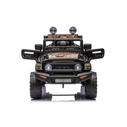 Auto Elettrica per Bambini Jeep Toyota Fj Cruiser 12V Ruote in Gomma Full Optional Sedile Pelle Porte Apribili Telecomando