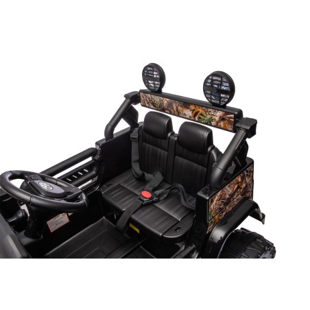 Auto Elettrica per Bambini Jeep Toyota Fj Cruiser 12V Ruote in Gomma Full Optional Sedile Pelle Porte Apribili Telecomando