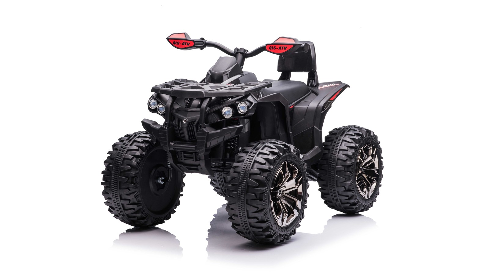 Quad Elettrico per Bambini 12V ATV Off-Road 4 x 4 Motori 12v Batteria Potenziata 14AH Sospensioni