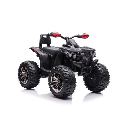 Quad Elettrico per Bambini 12V ATV Off-Road 4 x 4 Motori 12v Batteria Potenziata 14AH Sospensioni