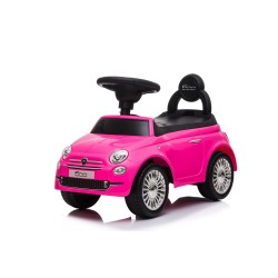 Auto a Spinta Macchinina Primi Passi Cavalcabile Per Bambini Con suoni Fiat 500 Rosa