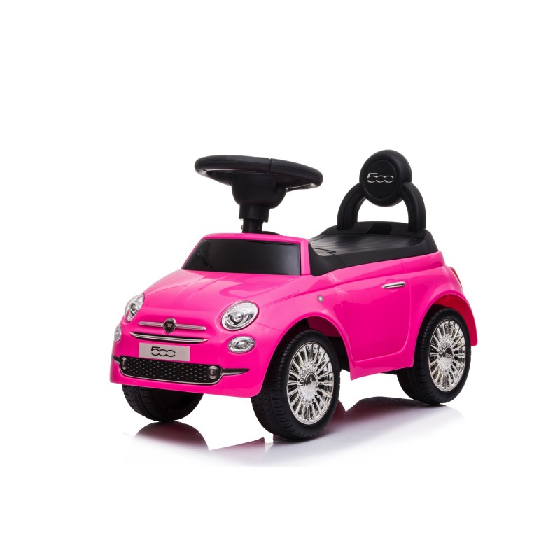 Auto a Spinta Macchinina Primi Passi Cavalcabile Per Bambini Con suoni Fiat 500 Rosa