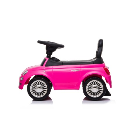 Auto a Spinta Macchinina Primi Passi Cavalcabile Per Bambini Con suoni Fiat 500 Rosa