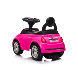 Auto a Spinta Macchinina Primi Passi Cavalcabile Per Bambini Con suoni Fiat 500 Rosa